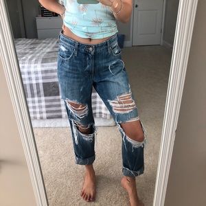 Joes Jeans ripped boyfriend jeans